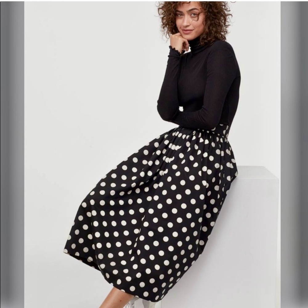 H&M Polka Dot Circle Skirt